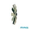 Noah Precision Wall Stylish and Interior Designer Assembly Approximately 40cm H x 40cm CLOCK IN THE BOX Clock, Cute, Design, Required, W, Green,