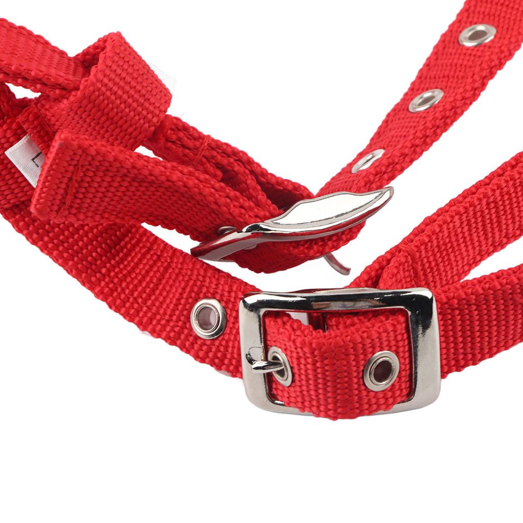 Adjustable Horse Bridle Rein Harness Headstalls With Soft Cushion Red