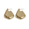 Vintage Ins Style Geometric Triangle Smooth Earrings New Punk Fashion Earrings Studs Women's Party Jewelry Accessories