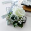 Silk Flower Butterfly Wedding Car Embellishment Decoration Rearview Mirror & Door Handle Adornments for Ceremony Car Decor