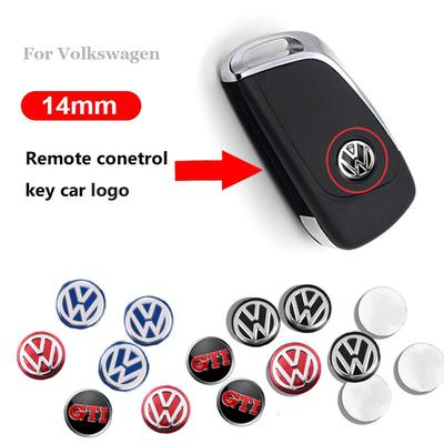 14mm Car Key Emblem Sticker Control Key Logo Decal For VW Golf 5 6 7 Polo RLine GTI Passat Sf3  B6 Tiguan Jetta YSYKTZ
