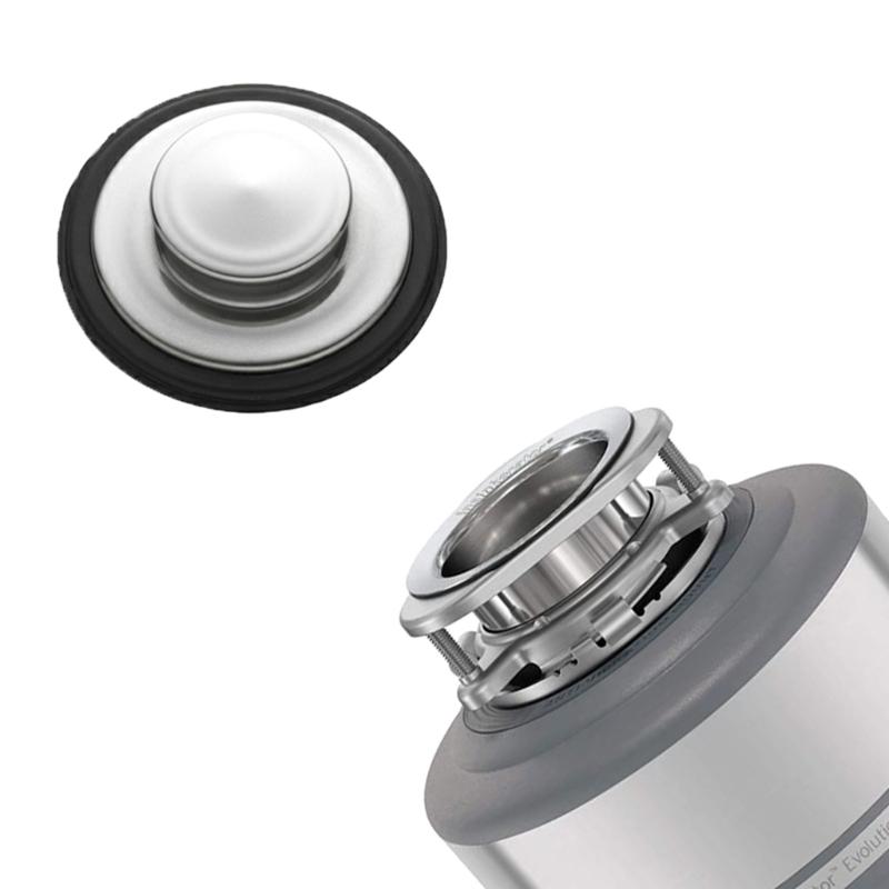 3.39 inch Kitchen Sink Stopper Stainless Steel Garbage Disposal Plug Standard Kitchen Drain Size of 86mm Diameter