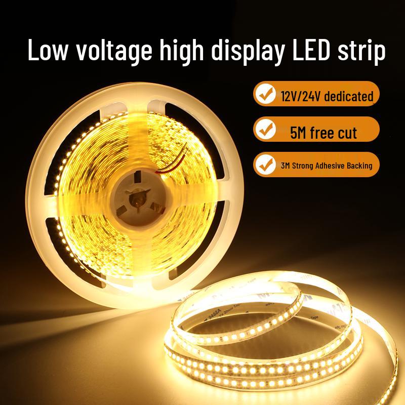 Self-Adhesive 24V SMD LED Strip Lights – Super Bright Linear Light for Exhibitions, Furniture, and Households