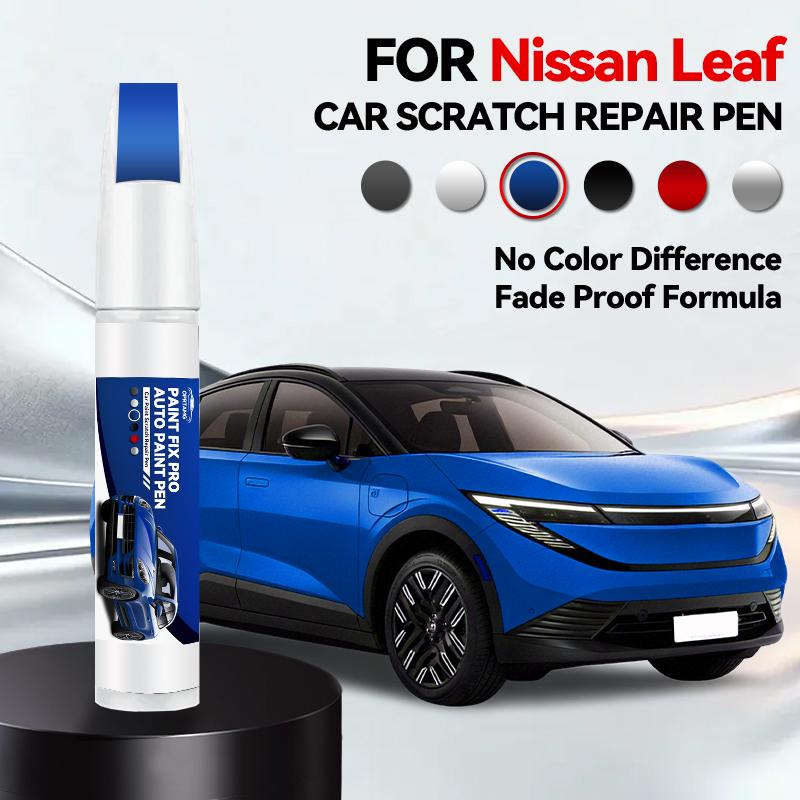 Car Paint Repair Pen For 2010-2025 Nissan Leaf Paint Scratch Repair Accessories Blue RAY White QAK Sliver K23 Black KH3