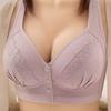 Women's Bra Front Buckle No Steel Ring Thin Cup Ladies Vest Underwear B/C Cup