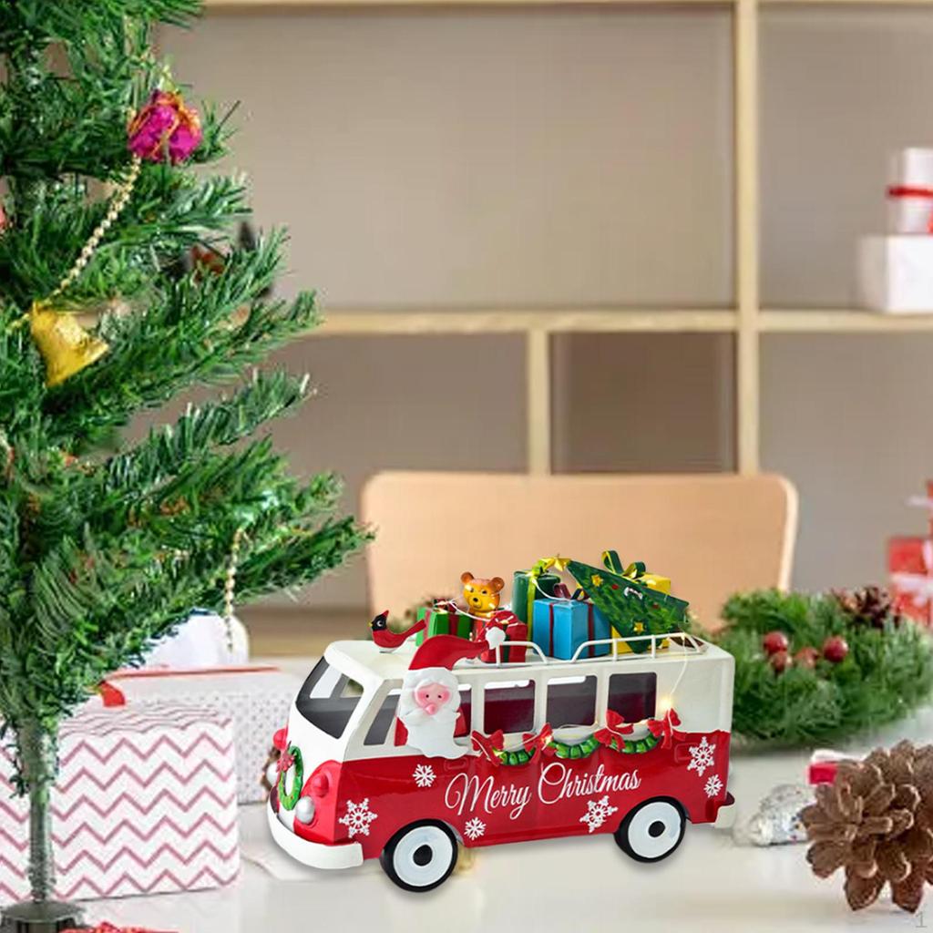 Svítící vánoční dekorace figurka dárek sběratelský vánoční dekor stolní středový prvek pro