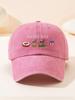 Puerto Rico Embroidered Vintage Washed Baseball Cap Adjustable Casual Hat For Adults