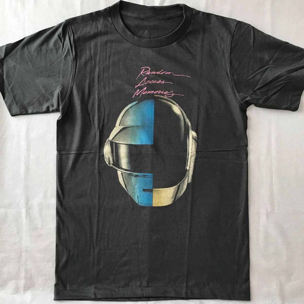 Футболка Daft Punk Random Access Memories Классическая Черная Мужская Унисекс S
