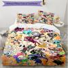 3pcs Duvet Cover Set (1*Duvet Cover + 2*Pillowcase, Without Core), Dandy's World Print Soft All‑Season Bedding Set, Home Bedroom Decor Gift