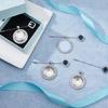 Fashionable Cubic Zirconia Chest Pin Neutral Aesthetic Brooch Corsage Pin Sturdy Clasp Detail For Dresses Coats
