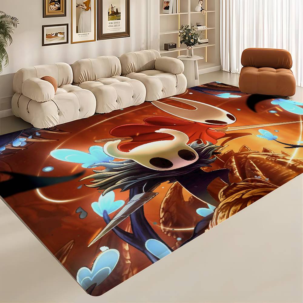 Hollow K-Knight Game Entrance Door Mat Washable Non-Slip Living Room Sofa Chairs Area Mat Kitchen Welcome Doormat