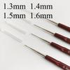 Mini Extra Thin Crochet Hook Yarn Knitting Tool Lace Thread Needle Pen Style Craft Kit Handy Stitch Implement for Hat Shoe