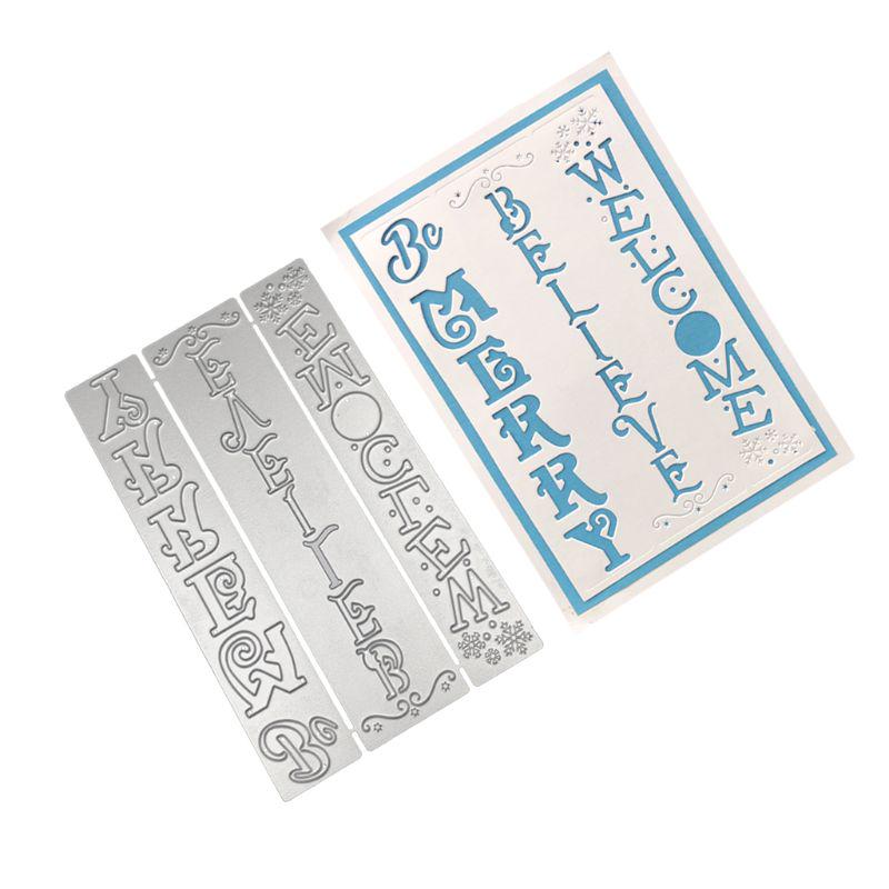 Sentances Stencil Buy Sentences Metal Cutting Dies Stencil Scrapbooking DIY Album Stamp ...