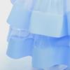 Girls' Satin Beaded Princess Dress - Children's Cake Mesh Evening Gown