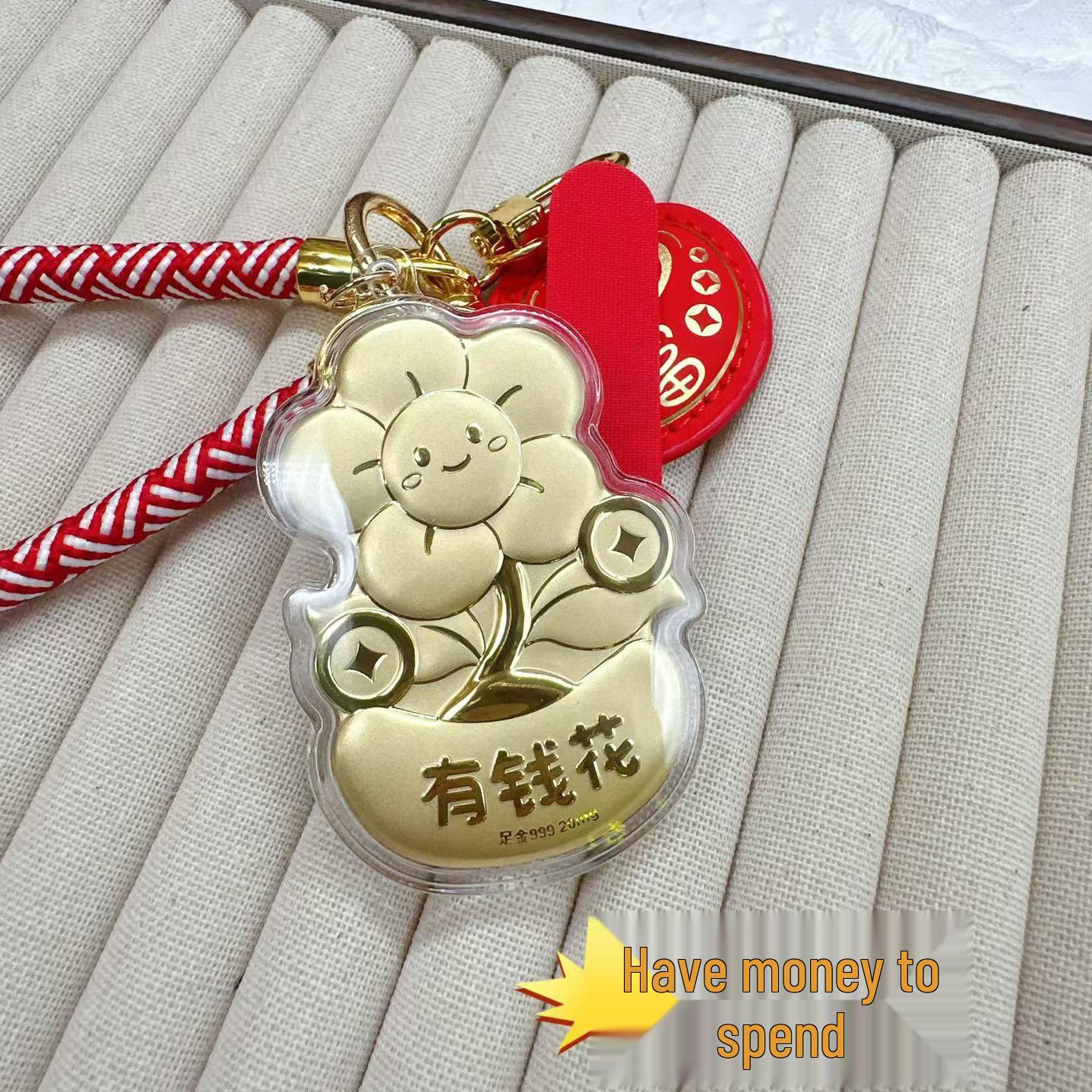 

Подвеска из чистого золота 999 пробы Год Лошади : Брелок «Мгновенное богатство и процветание»