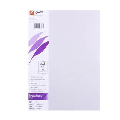 Papier Quill A4 Metaliczny (25 szt) (kamień księżycowy)