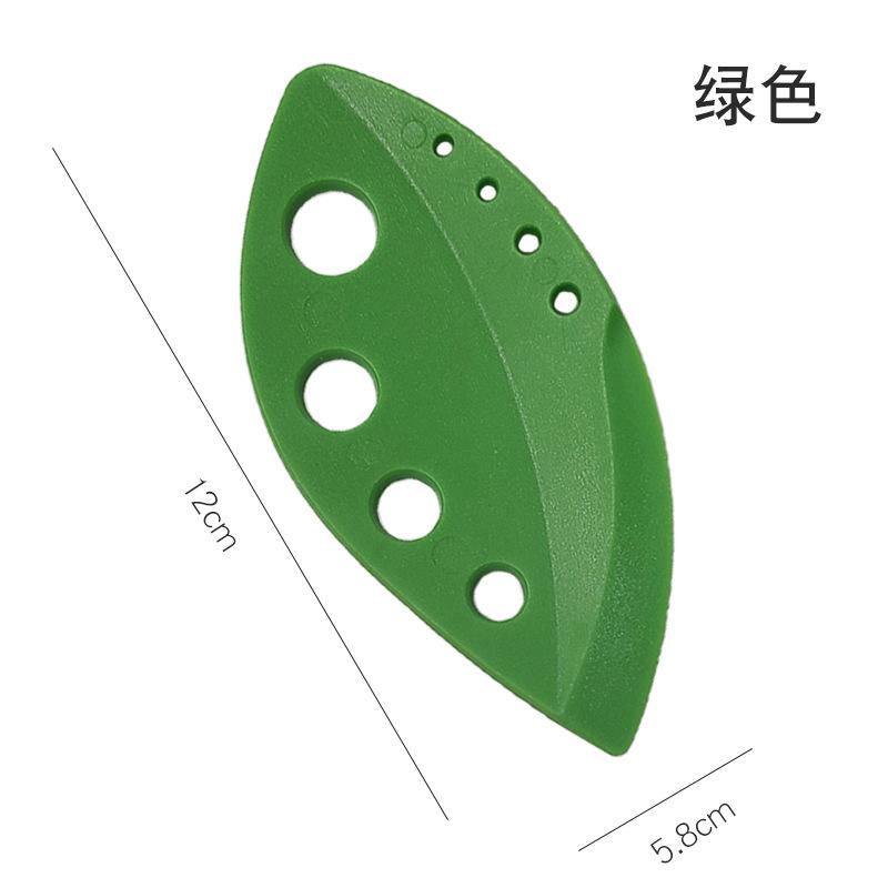 9 Holes Stainless Steel Kitchen Herb Leaf Stripping Tool Metal Herb Pealer for Kale Collard Greens Thyme Basil Rosemary Stripper