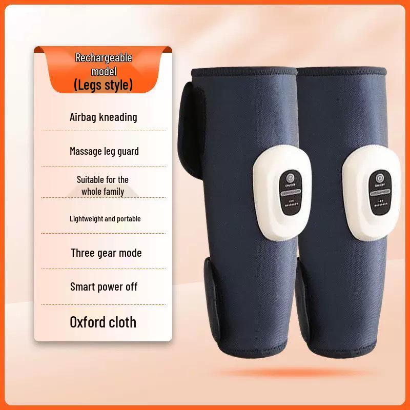 Electric Air Pressure Leg and Foot Massager with Calf Heater for Varicose Veins and Meridian Relief