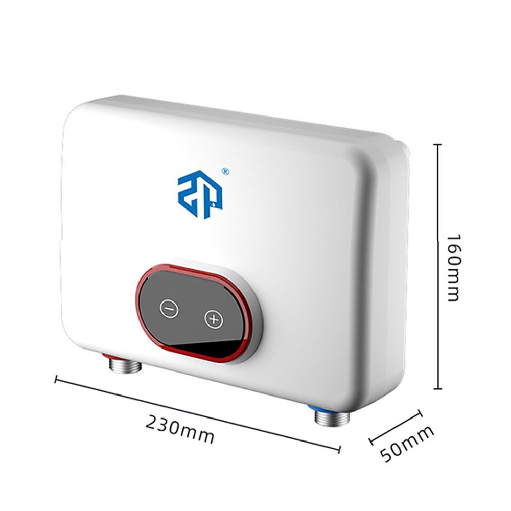 

Проточный водонагреватель электрический 220 В светодиодный цифровой дисплей по требованию водонагреватель защита от перегрева 30-55 градусов по Цельсию