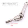 4PCS Front and Rear CVD Drive Shafts U-Joint Stainless Steel RC Driveshaft for 1/10 Traxxas Slash/Stampede/Hoss/Rustler VXL 4X4 4WD RC Car Upgrade