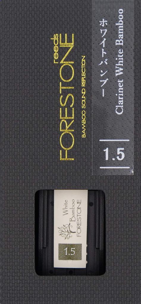 Forestone B Clarinet Reed, White Bamboo [Hardness: 1.5]