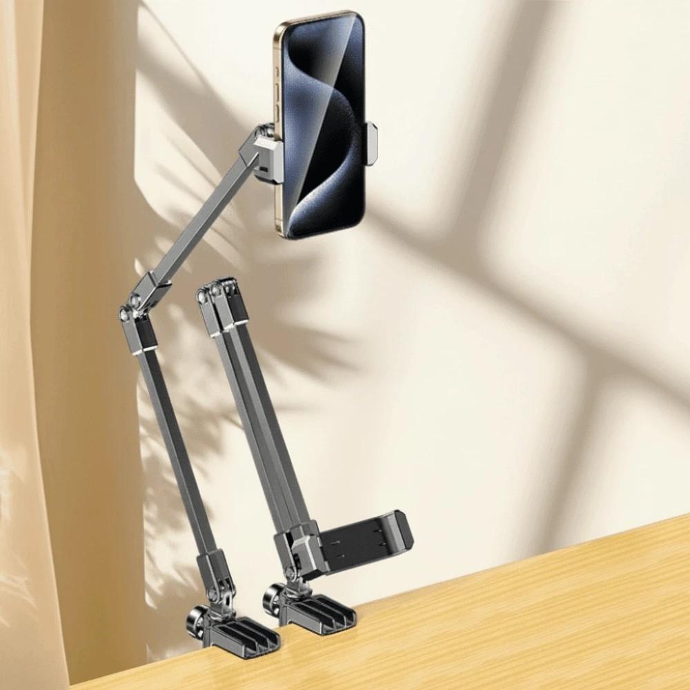 

Multi Angle Tablet Stand 2/3 Sections Arms Metal Viewing Stand Phone Bracket Bedside 2 Sections-Phone