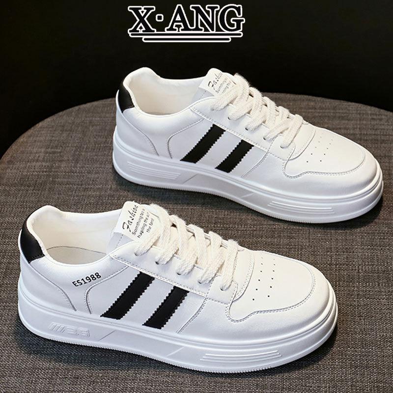 Leather soft-soled white shoes children's versatile board shoes spring and summer new breathable and lightweight casual sports women's shoes