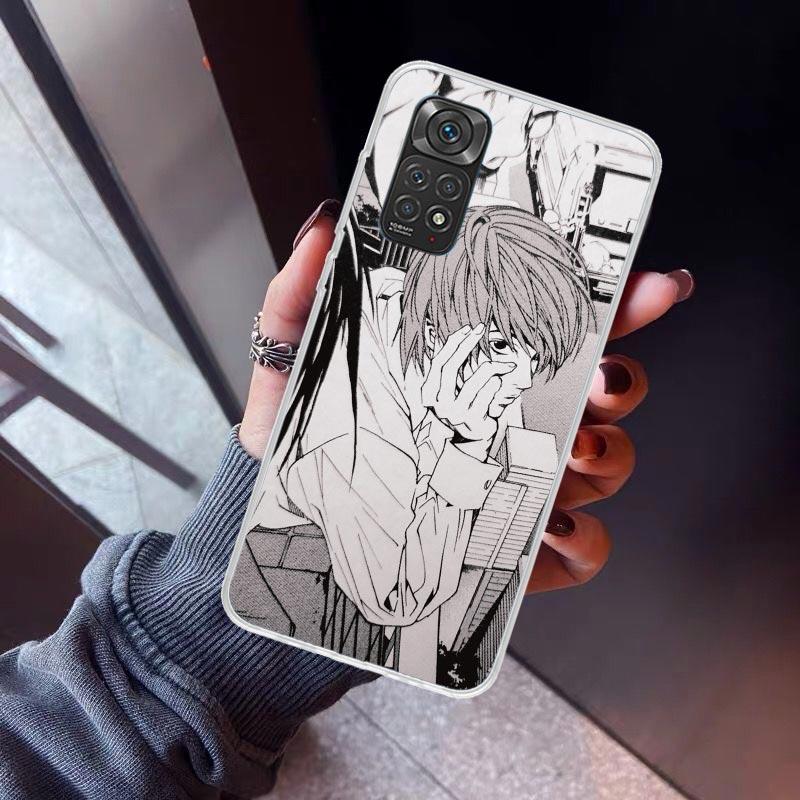 Coque de téléphone N-Note D-Death Yagami Light Pour Xiaomi Redmi Note 10 11 12 13 14 15 Pro Plus 11S 12S 14S 11T 11E 10S Dos Souple en TPU