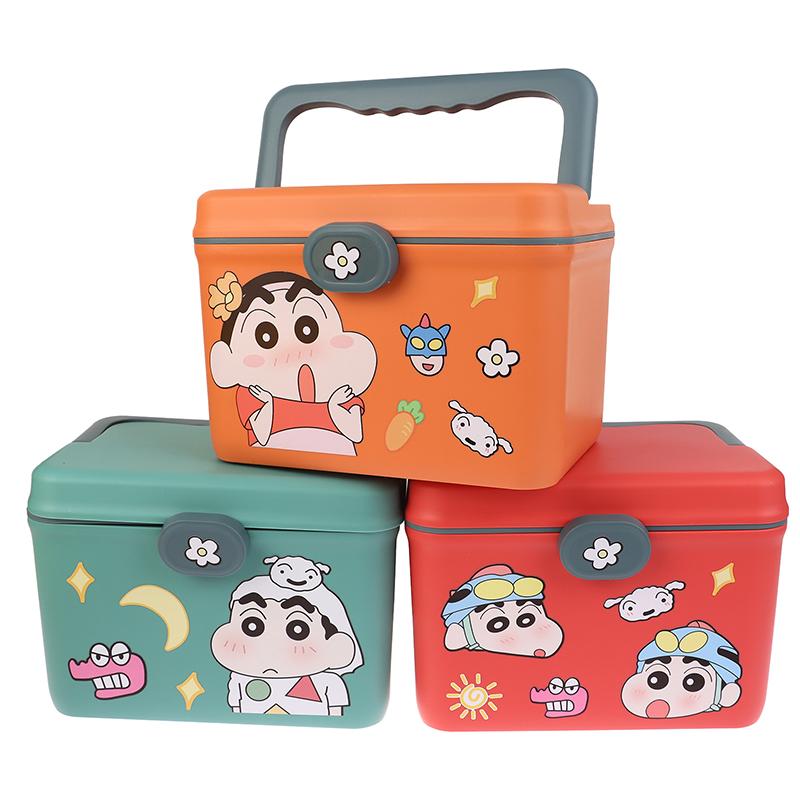 Crayon Creative Portable Medicine Kit Cartoon Medicine Storage Household Emergency Medicine Medicine Box