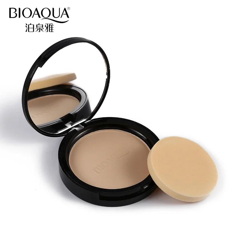 BIOAQUA Face Base Pressed Powder Makeup Matte Smooth Concealer Control Oil Foundation Contour Make Up Cosmetics