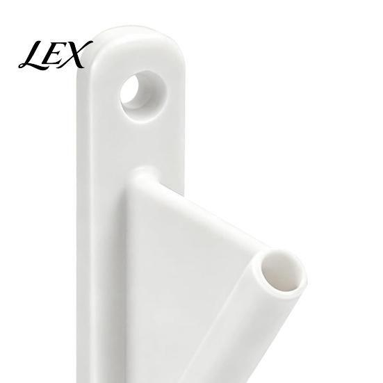 Plastic Flag Mount Mini Stick Holder with Screws, Wall Pole America Holder, Small Display Bracket for Classrooms Offices Shops Support Rack