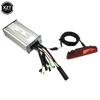 1pc 6V-60V E-bike Rear Light Electric Bicycle Tail Light E-scooter Night Safety LED Warning Rear Lamp Waterproof/SM Connector