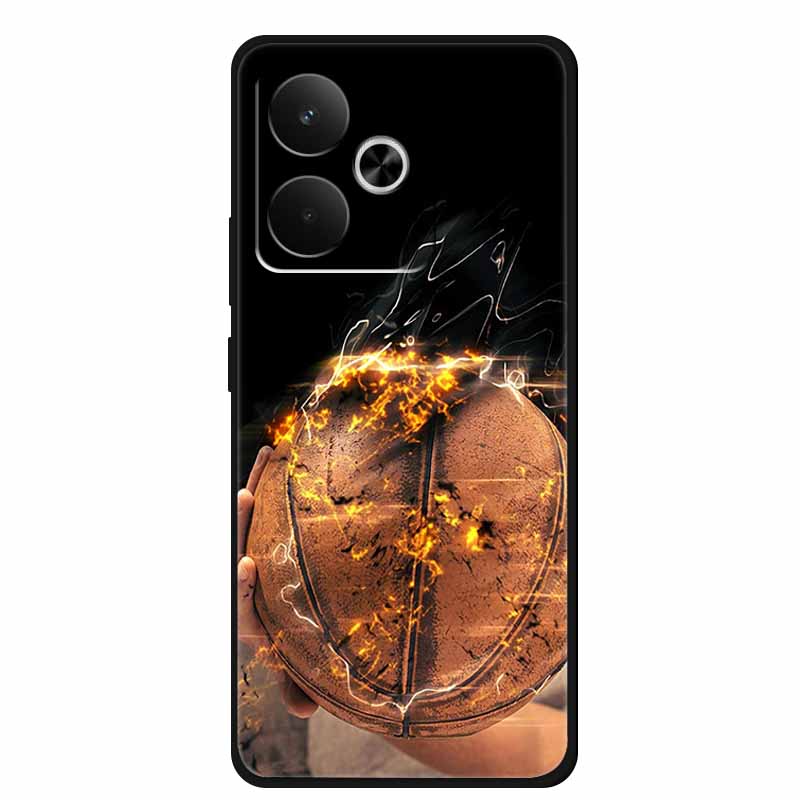 For Realme GT 7 T 7T Phone Case Fashion Photos Black Silicone Soft Back Cover Case For Realme GT 7T GT7 7 T Case GT7T Coque Capa