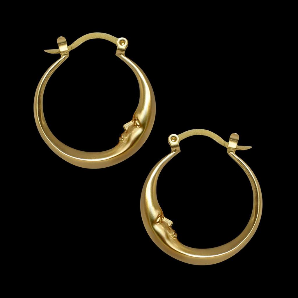 European-American French Minimalist Alloy Oval Ring Earrings