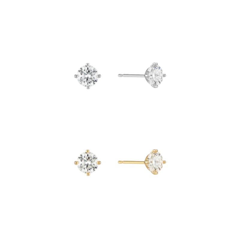 Tatiana (925 Silver) Moissanite 0.5 Carat Earrings DE0002