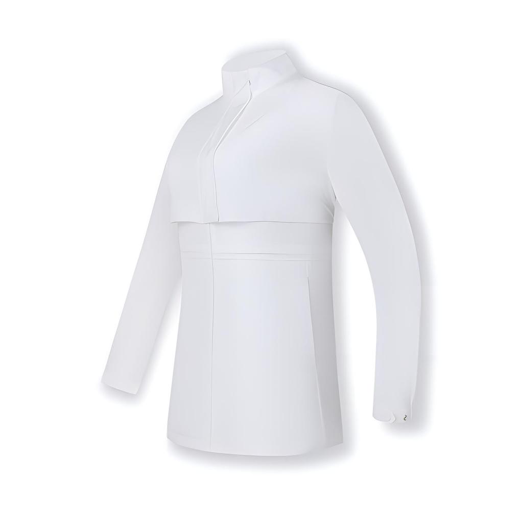 Fila Golf Series Elegant Woven Jacket Women Outerwear Jade-White A11W425706FWT