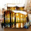 Oil Painting Van Gogh Star Sky Bedding Set Bedroom Soft Modern Bedspreads Comefortable Duvet Cover Quilt Cover And Pillowcase