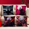 Anime Tokyo Ghoul Decorative Room Aesthetics Pillow Case Home Decor Bedroom Sofa Bed Couch Pillow Cover 45x45