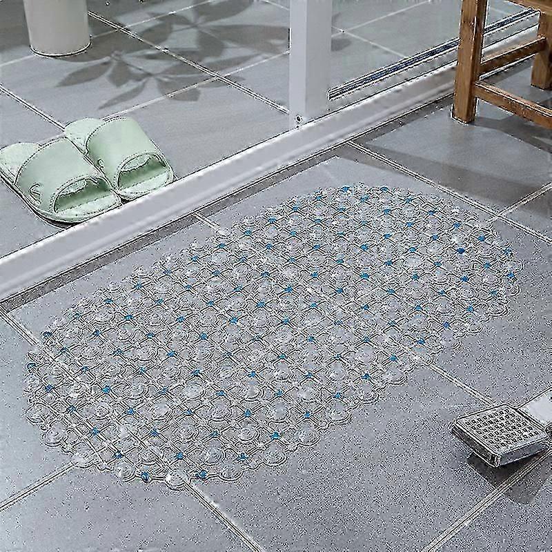 Strong Suction Grip Mat Anti-Mold Rubber Non-Slip Shower Bath Mats 27 X 15 Inch