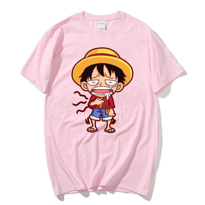Japanese Anime ONE PIECE Luffy Unisexga Graphic T Shirt Cute Funny Printed Summer Tshirt Unisex Casual Cotton Oversized T-shirts Streetwear Tops