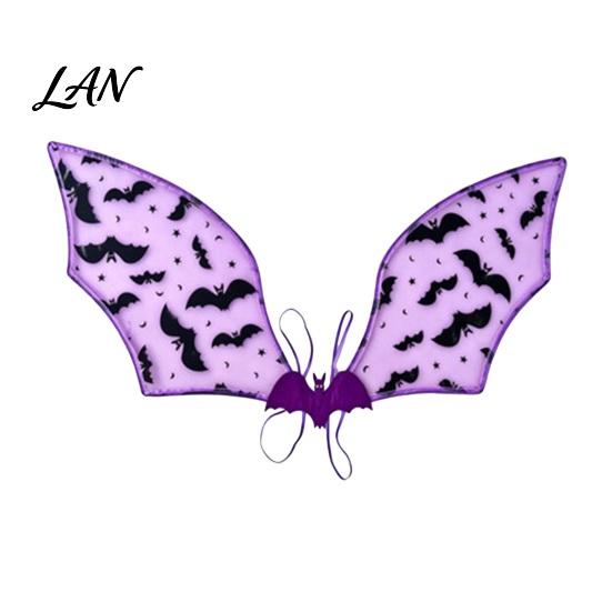 Elastic Strap Bat Wings Wing for Kids Girls, Halloween Fairy Costume Parties, Cosplay, Festivals, Stage Performance Versatile Accessory
