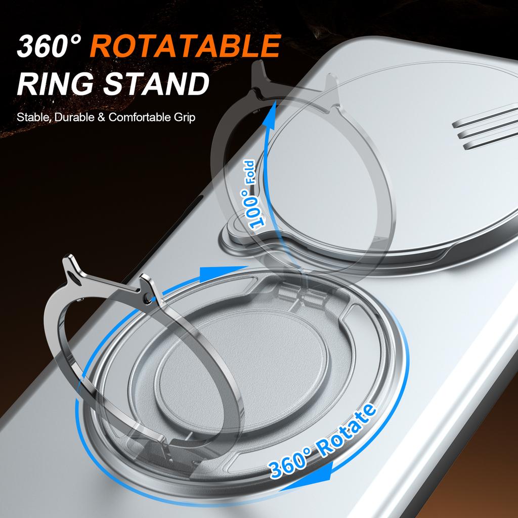 For Redmi Note 14 Pro Plus Armor Shockproof Magnetic Ring Stand Holder Phone Case For Redmi Note 14 Pro 4G 5G 14C Cover