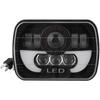 Lâmpadas de Farol LED Quadradas à Prova d'Água para Carro Automotivo 300W 7 Polegadas Feixe Selado para Jeep