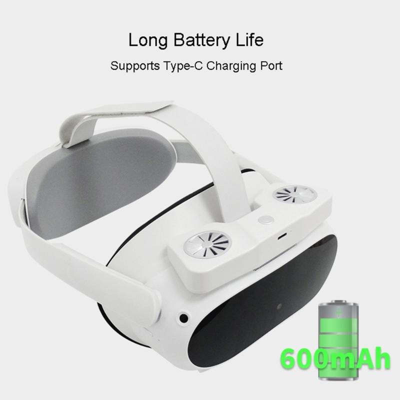 Upgraded VR Fan Air Circulation L Interface for  4 VR Headsets L Interface Air Circulation 2Cooler Fan