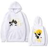 Anime Demon Slayer Zenitsu Hoodie Men Women Clothing Trendy Harajuku Hoodies Long Sleeves Fleece Loose Tops