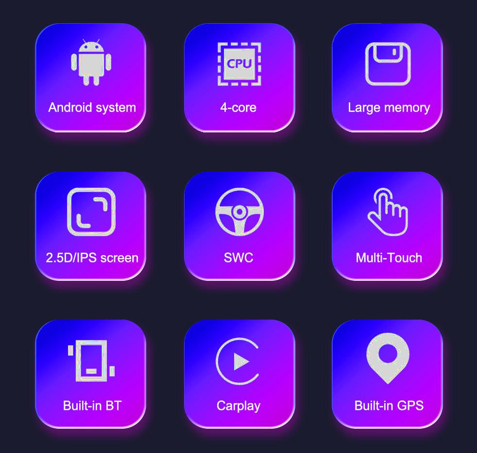 Volkswagen Passat Lingyu Android Car Navigation with Bluetooth, GPS, HD Backup Camera & CarPlay