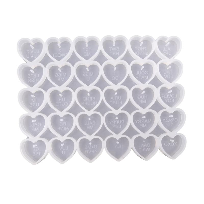 

Серьги Love, смоляная форма, форма для литья ювелирных изделий, силиконовая комбинированная форма для кулонов, ювелирные изделия, подвески, товары для рукоделия