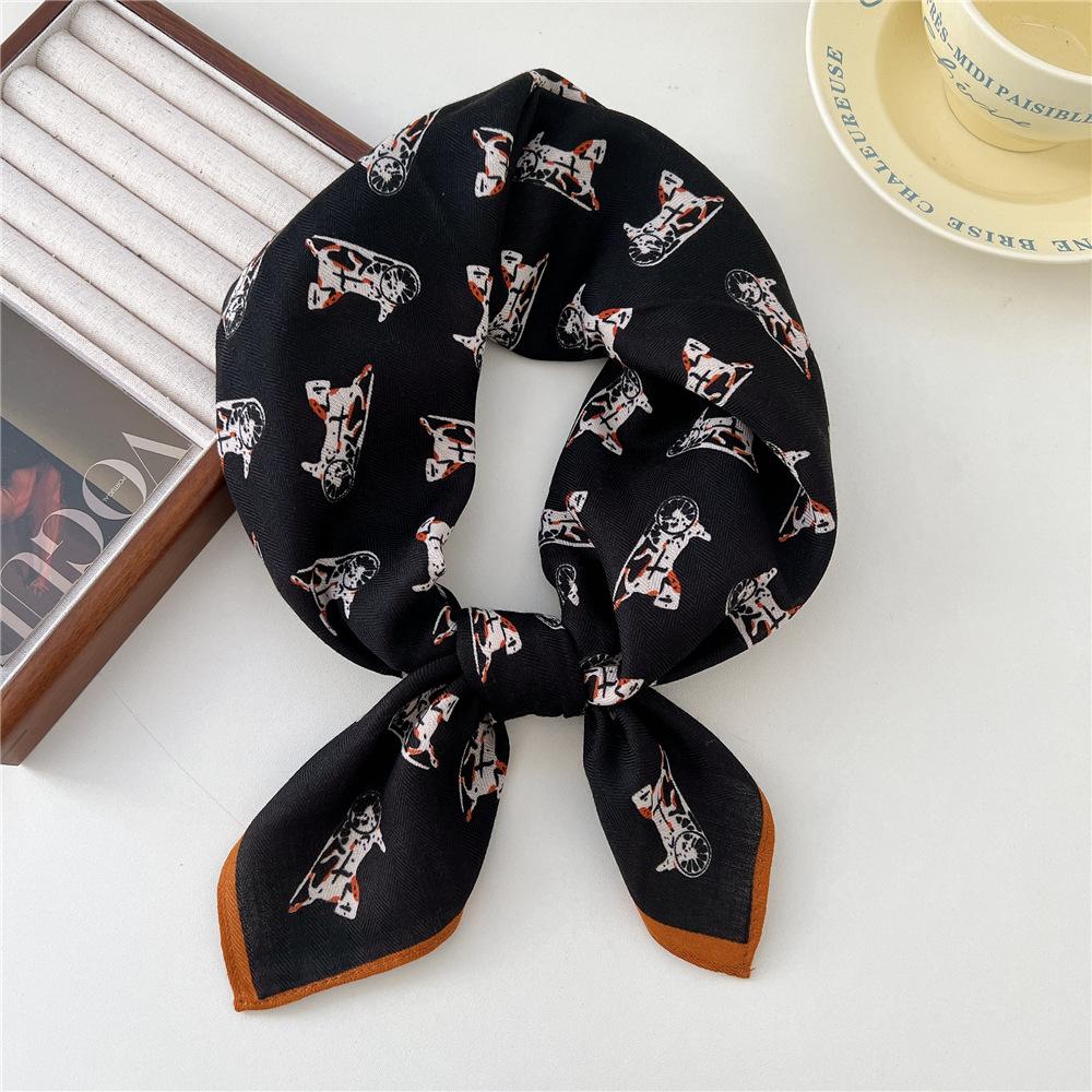 65*65cm Square Hair Scarf Cotton Bandanas Hairband Headband Hairscarf Headscarf Turban Shawl Wrap