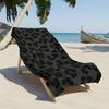 1pc Black White Leopard Beach Towel, Ultra-Soft Fast-Dry, Chic StyleI Deal for Swimming Travel Leisure Beach Pool Summer Outdoor