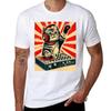 Funny Deejay House Cat Retro Vintage TShirt Summer Casual Loose TShirt